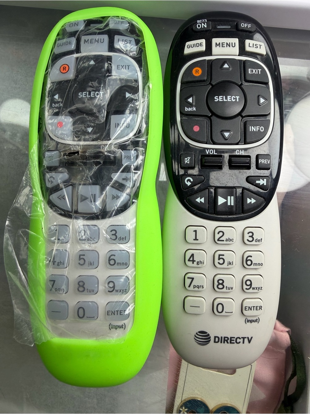 Replacement Remote with Neon Green Silicone Cover